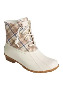 Sperry® Saltwater Plaid Wool Duck Boots