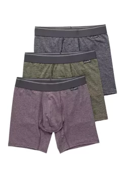 Hanes® Ultimate Comfort Breathable Stretch Boxer Briefs - 3 Pack