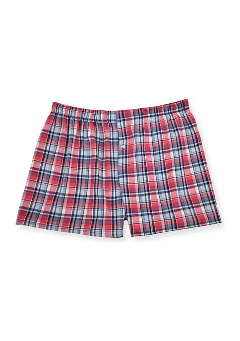 Hanes® Big & Tall 2-Pack Stretch Woven Boxers 4 Hanes® Big & Tall 2-Pack Stretch Woven Boxers - Image 2