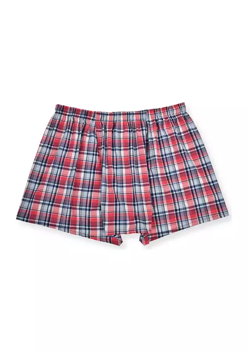 Hanes® Big & Tall 2-Pack Stretch Woven Boxers 5 Hanes® Big & Tall 2-Pack Stretch Woven Boxers - Image 3