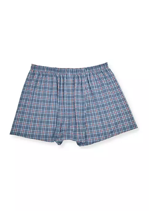 Hanes® Big & Tall 2-Pack Stretch Woven Boxers 7 Hanes® Big & Tall 2-Pack Stretch Woven Boxers - Image 5