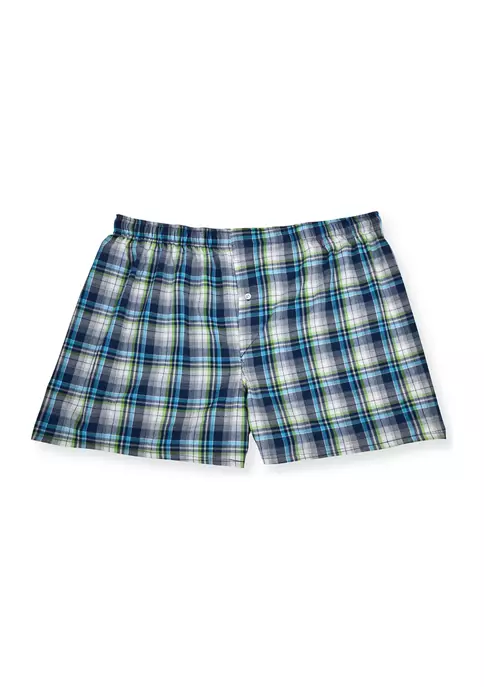Hanes® Men's 2-Pack Stretch Woven Boxers 4 Hanes® Men's 2-Pack Stretch Woven Boxers - Image 2