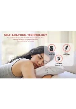 J&V TEXTILES Bamboo Memory Foam Pillows (Set of 2) -Cheap Sperry Store Belk 1249