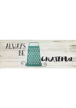 J&V TEXTILES 20"x55" Cushioned Anti-Fatigue Kitchen Runner Mat Always Be Grateful