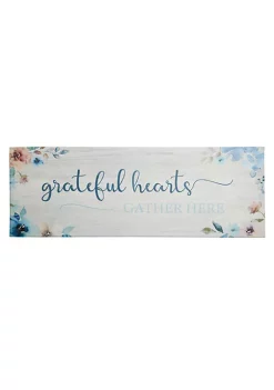 J&V TEXTILES 20"x55" Cushioned Anti-Fatigue Kitchen Runner Mat Grateful Hearts Gather -Cheap Sperry Store Belk 1410