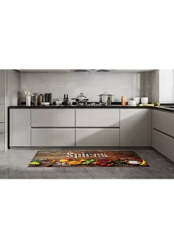 J&V TEXTILES 20"x55" Anti-Fatigue Kitchen Runner Mat Spices