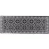 J&V TEXTILES 20"x55" Oversized Cushioned Anti-Fatigue Kitchen Runner Mat Black Damask -Cheap Sperry Store Belk 1439