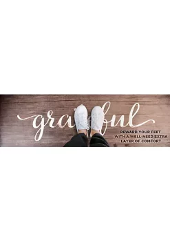 J&V TEXTILES 20"x55" Cushioned Anti-Fatigue Kitchen Runner Mat Grateful -Cheap Sperry Store Belk 1455