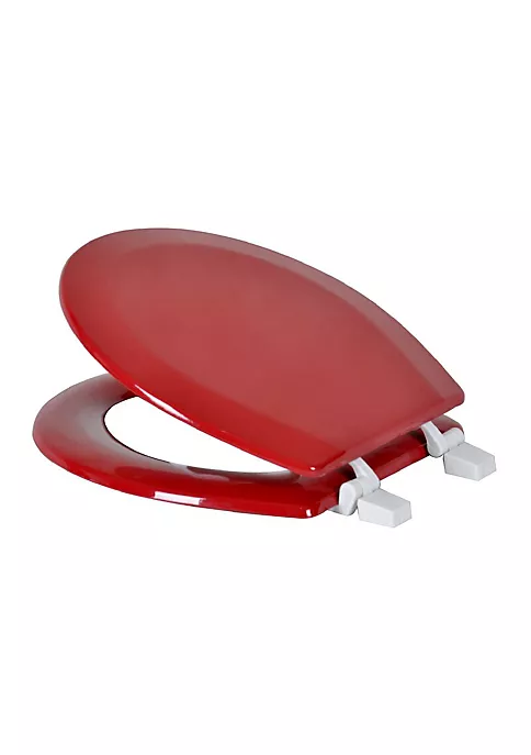 J&V TEXTILES Round Wooden Toilet Seat With Beveled Edge 3 J&V TEXTILES Round Wooden Toilet Seat With Beveled Edge - Image 2