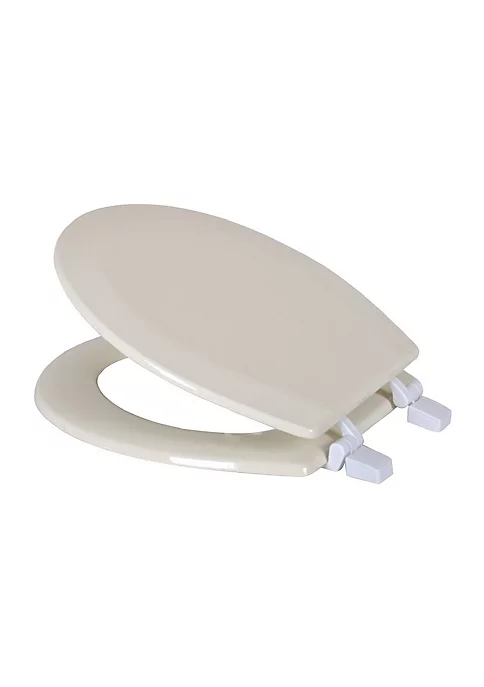 J&V TEXTILES Round Wooden Toilet Seat With Beveled Edge 9 J&V TEXTILES Round Wooden Toilet Seat With Beveled Edge - Image 8