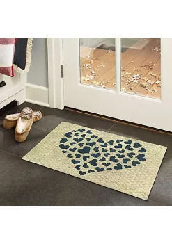 J&V TEXTILES Outdoor Coir Doormat 18" x 30"