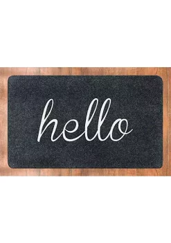 J&V TEXTILES Outdoor Rubber Doormat 18" x 30"