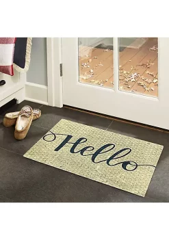 J&V TEXTILES Outdoor Coir Doormat 18" x 30"