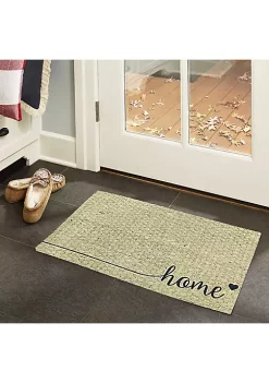 J&V TEXTILES Outdoor Coir Doormat 18" x 30"