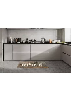 J&V TEXTILES 20" X 39" Anti-Fatigue Kitchen Mat LETS STAY HOME