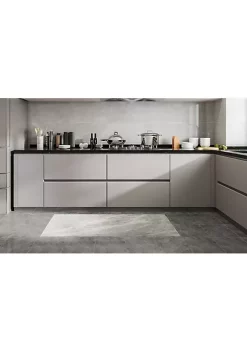 J&V TEXTILES 20" X 39" Anti-Fatigue Kitchen Mat GRAY TILE