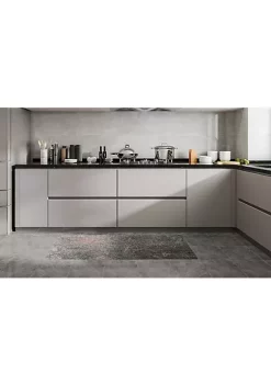 J&V TEXTILES 20" X 39" Anti-Fatigue Kitchen Mat BROWN MEDALLION