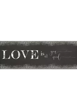 J&V TEXTILES 20"x55" Cushioned Anti-Fatigue Kitchen Runner Mat Love