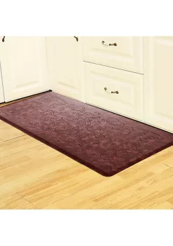 J&V TEXTILES 20" X 39" MEDALLION EMBOSSED MAT TAUPE -Cheap Sperry Store Belk 1648