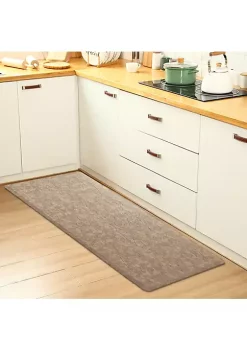 J&V TEXTILES 20" X 39" MEDALLION EMBOSSED MAT TAUPE -Cheap Sperry Store Belk 1649