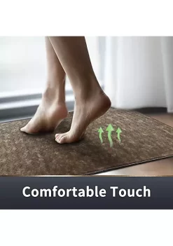 J&V TEXTILES 24" X 36" Embossed Mat Espresso -Cheap Sperry Store Belk 1660