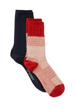 Sperry Comfort Boot Socks - 2 Pack
