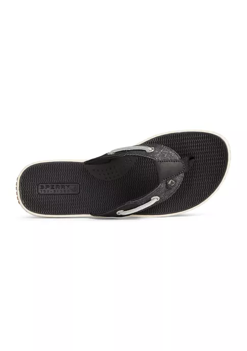 Sperry® Seafish Sparkle Deni Flip Flop Sandals 6 Sperry® Seafish Sparkle Deni Flip Flop Sandals - Image 4