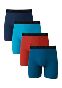 Hanes® Big & Tall Assorted Boxer Briefs - 4 Pack