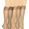 Hanes® Silk Reflections Knee Highs With Reinforced Toe 1 Hanes® Silk Reflections Knee Highs With Reinforced Toe -Cheap Sperry Store Belk 909