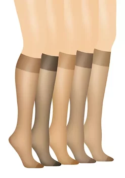 Hanes® Silk Reflections Knee Highs With Reinforced Toe -Cheap Sperry Store Belk 911