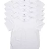 Hanes® Boys Set of 5 White Crew Neck Undershirts -Cheap Sperry Store Belk 930